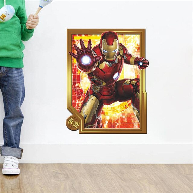 3D nálepka na stenu Avengers