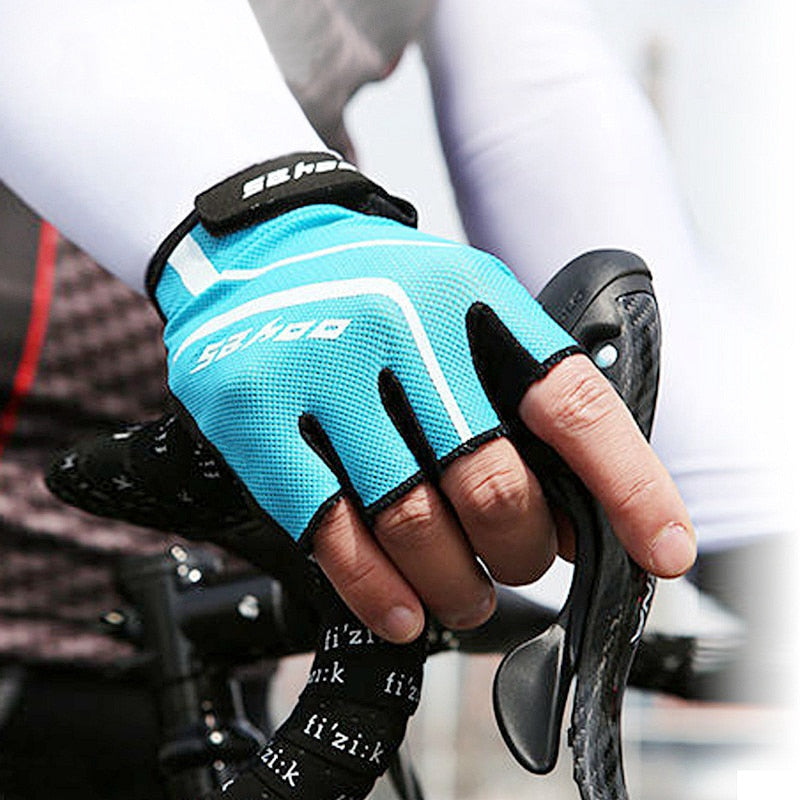Pánske cyklistické rukavice s gélovou výstelkou