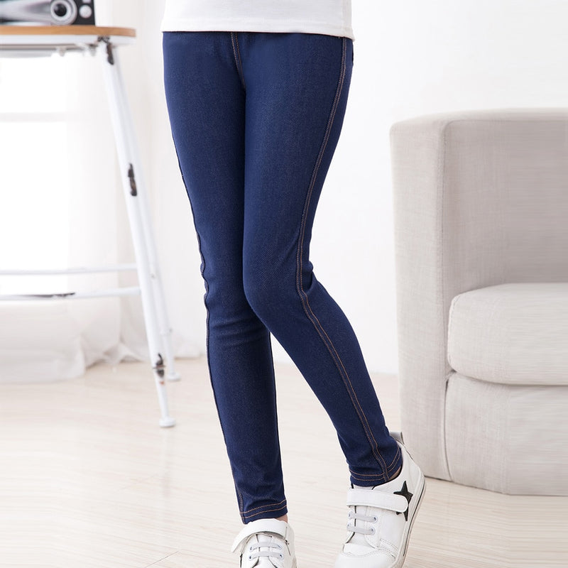 Dievčenské skinny džínsy